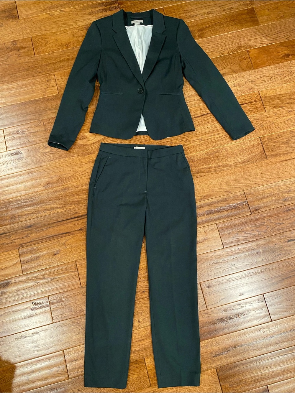 H&M dark winter green Women's Tailored Blazer & Pants Set